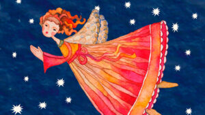 An illustration of an angel/iStock / Getty Images Plus royalty-free image