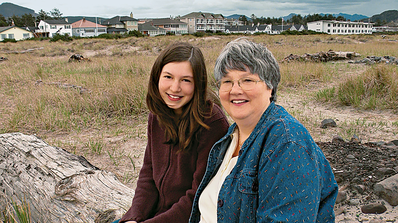 Anita with granddaughter Aimee Rose