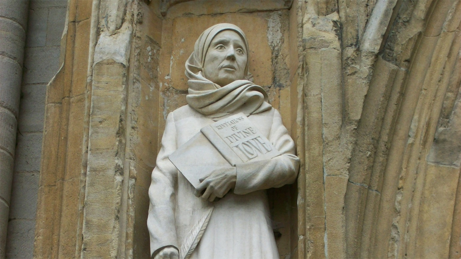A statue of Julian of Norwich