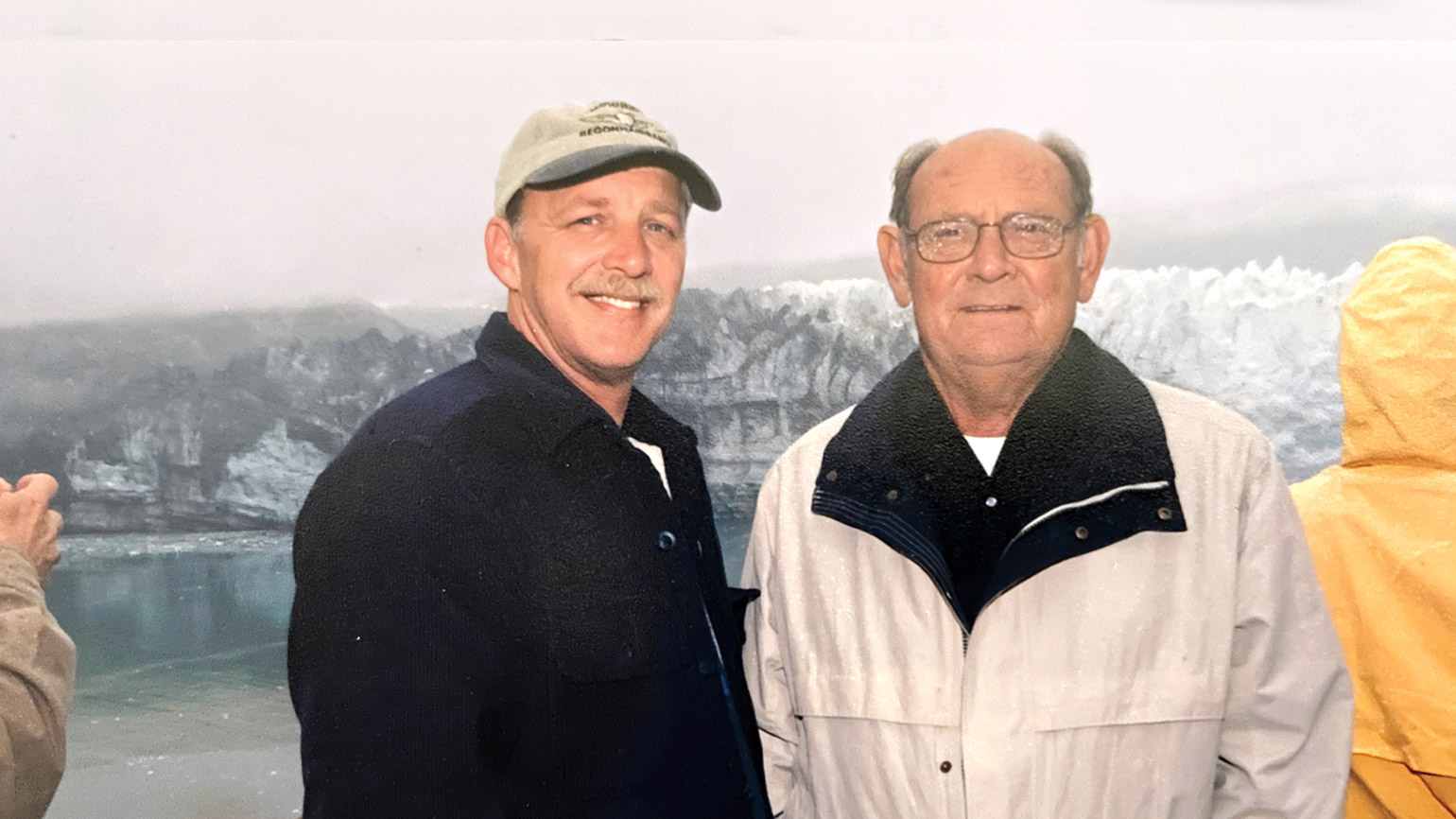 Kevin Emshoff and his father