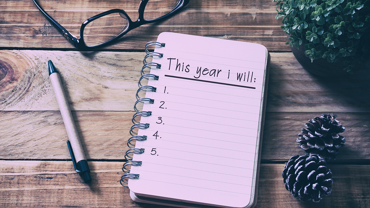 A list of goals for the new year; Cn0ra / iStock / Getty Images Plus