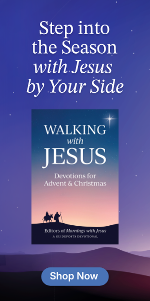 Walking with Jesus Advent evergreen right rail ad
