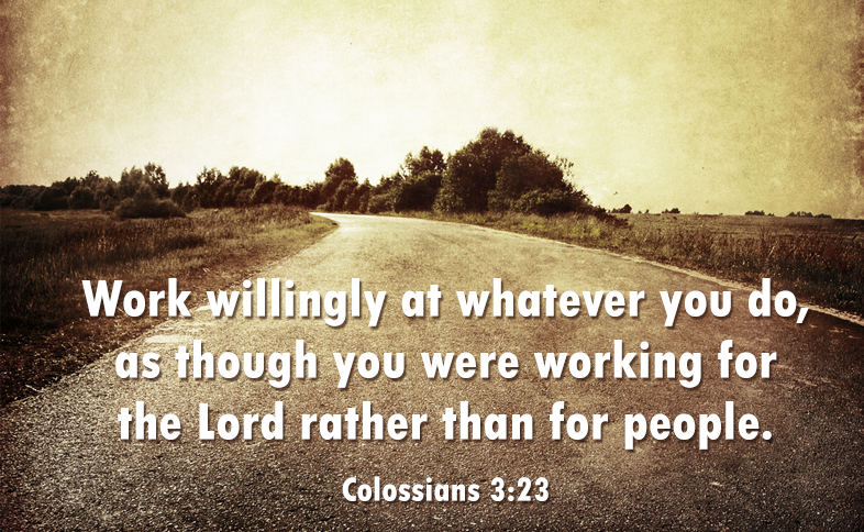 Colossions 3:23