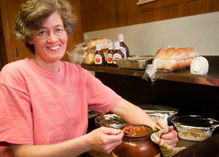 Dinner recipes: Woman finds friends at church supper