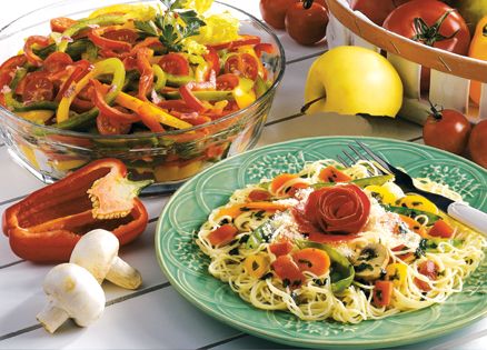 Dinner recipes: Pasta with Garden Vegetables