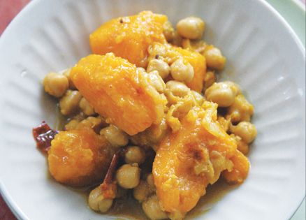Side dish: Bengali Squash with Chickpeas