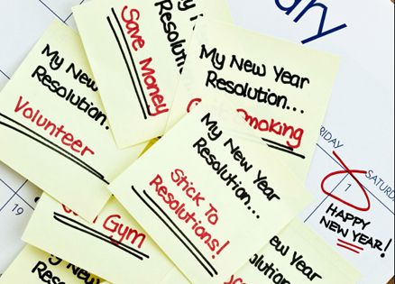 Advice for making New Year's resolutions