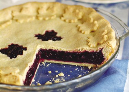 Dessert recipes: Wild Blueberry–Maple Pie with a Cornmeal Crust