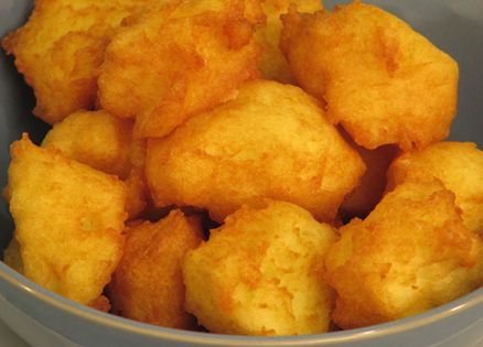 Bubbelach Potato Puffs
