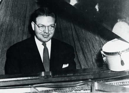 John Duckworth at the piano, ca. 1960