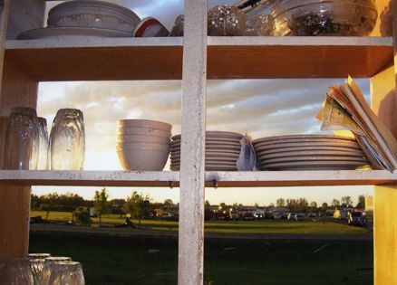 Cynthia's kitchen, after the tornado hit