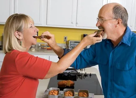 Marilyn and Chuck Turk whose banana bread compromise yielded positive results