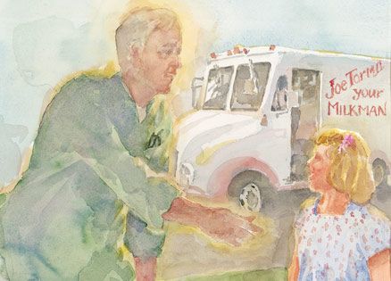 A friendly milkman teaches Rosemary Marbach that God provides.