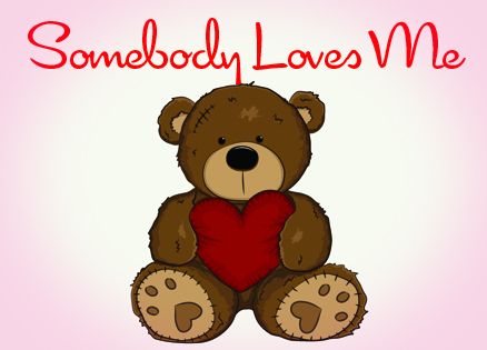 A Somebody Loves Me bear