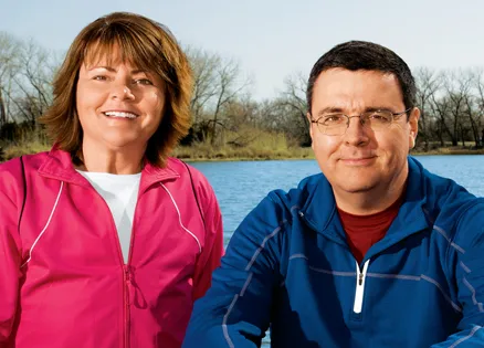 John Sanburn and his sister Kathy