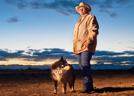 Susan Stone and her dog Smoky Joe