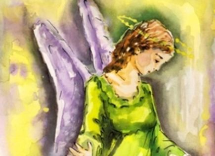 artist rendering of a beautiful angel