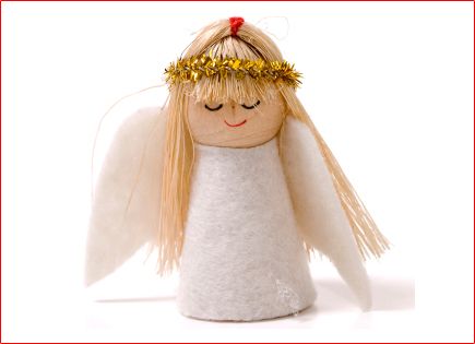 An angel figurine