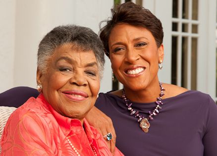 Robin Roberts and her mother, Lucimarian
