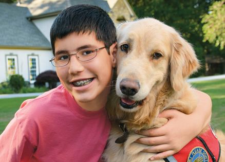 Donnie's son Iyal and his dog, Chancer