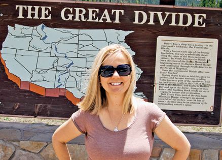 Joyce Nutta at the Continental Divide