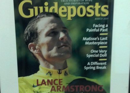 Lance Armstrong on the cover of Guideposts magazine