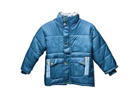 children's sky blue winter coat