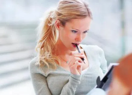 woman working on planning her future