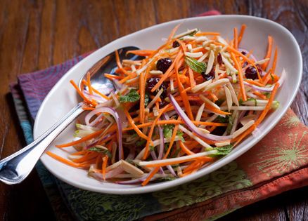 Carrot-Apple Slaw with Cranberries