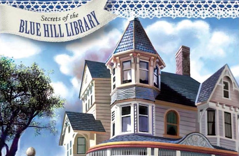 The cover of Nowhere to Be Found from Secrets of the Blue Hill Library series