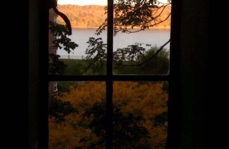 The beautiful autumn view out of prayer blogger Rick Hamlin's window