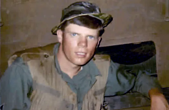 Edward Laurson during his time in Vietnam