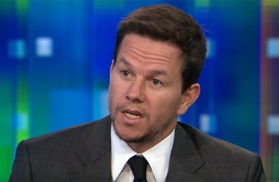 Mark Wahlberg while being interviewed by Piers Morgan on CNN