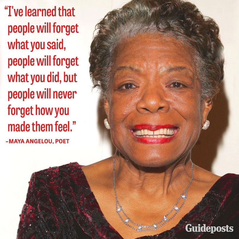Leadership Quote by Maya Angelou - Guideposts