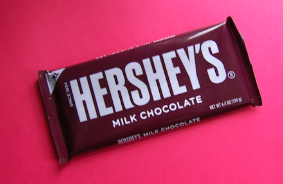 A giant-sized Hersey's bar