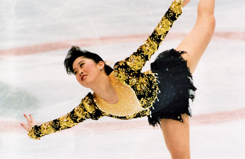 Kristi Yamaguchi in her gold-medal performance at the Olympics