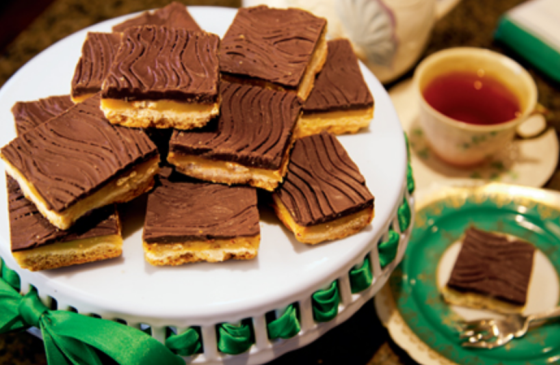 Sweet and Salty Caramel Squares