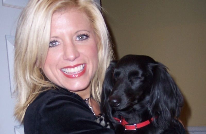 Inspirational Stories blogger Michelle Medlock Adams and her dog Mollie Mae