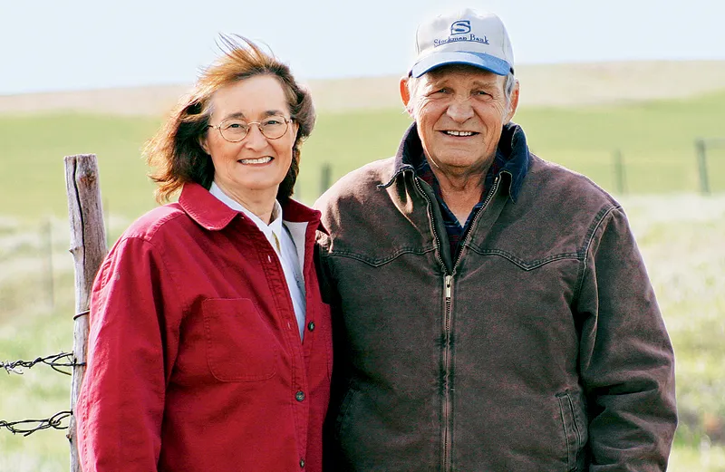 Wanda Rosseland and her husband, Milton