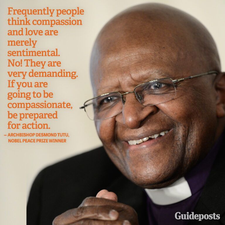Desmond Tutu Quote Helping Others Love Compassion