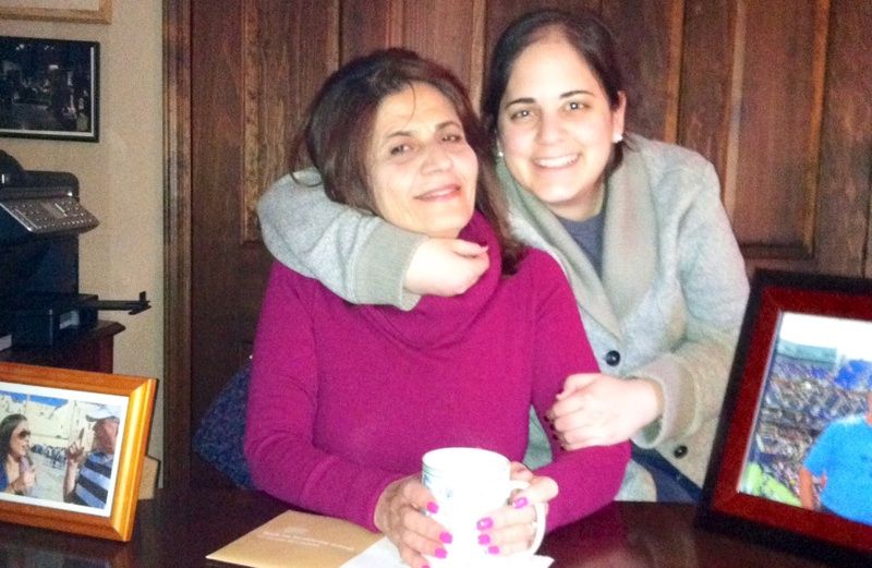 Mysterious Ways blogger Diana Aydin with her mother