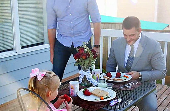 A father gives his daughter an unforgettable date.