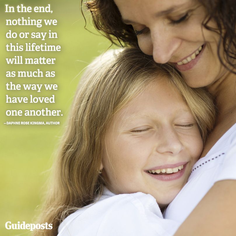 Love Quote by Daphne Rose Kingma - Guideposts