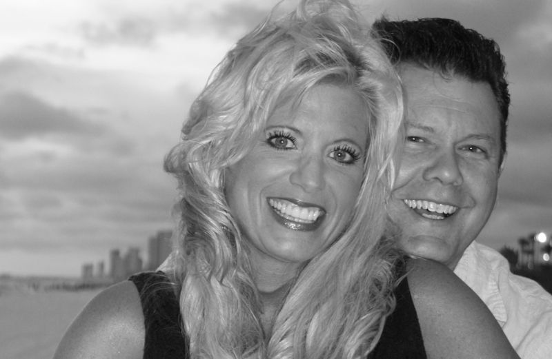 Inspirational Stories blogger Michelle Medlock Adams with her husband