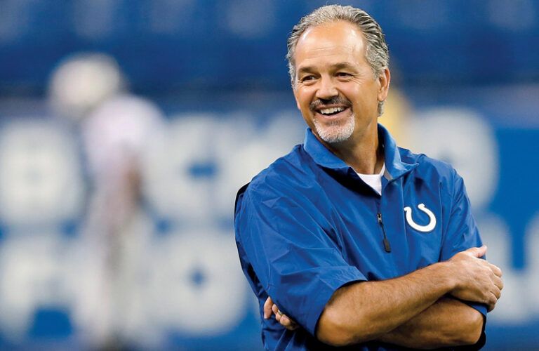 Coach Pagano returns to the field after a victorious battle with cancer.