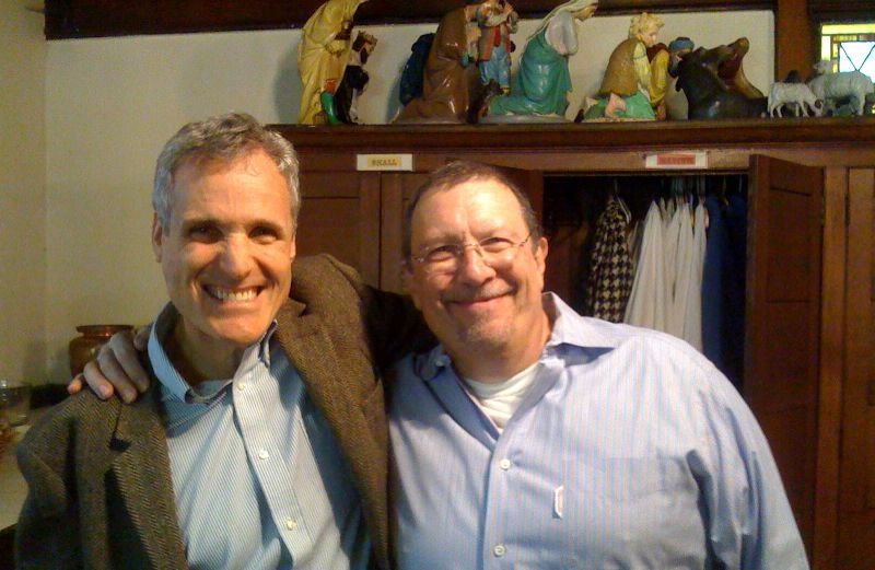 Rick Hamlin and his friend Bob Fisher.