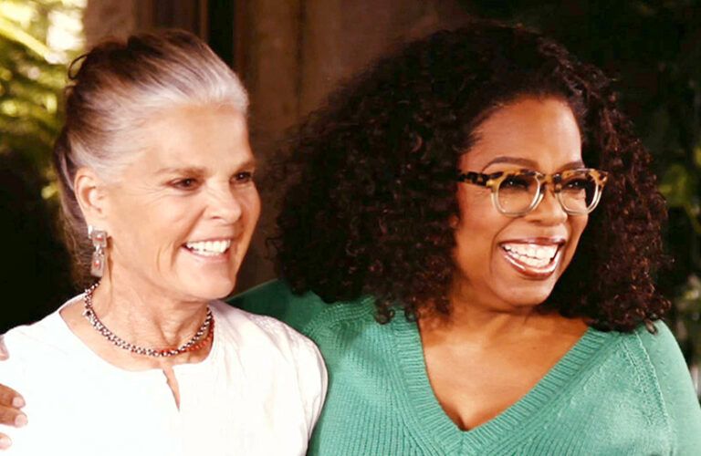 Oprah Winfrey and Ali MacGraw