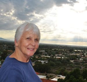 Jackie Jansen and a light-filled sky