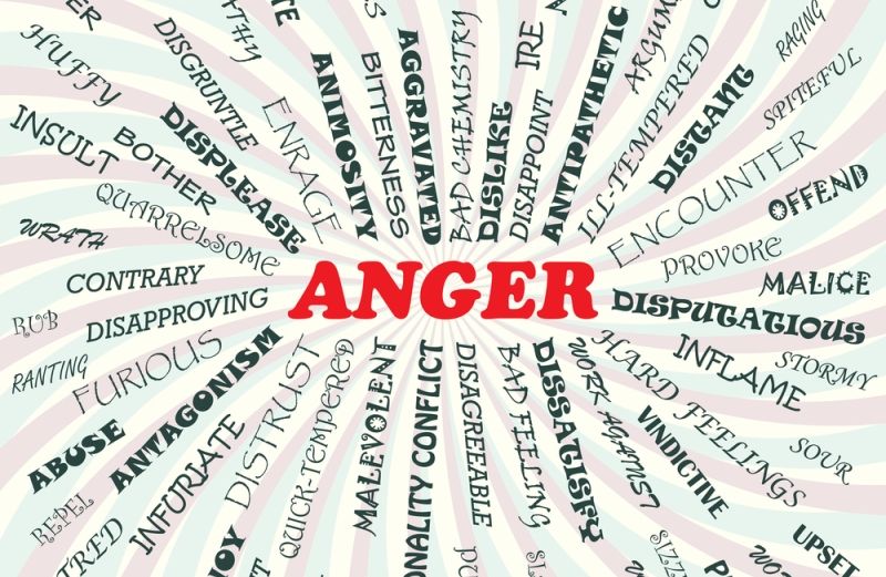 The problem with letting go of anger is that it tends to resurface...