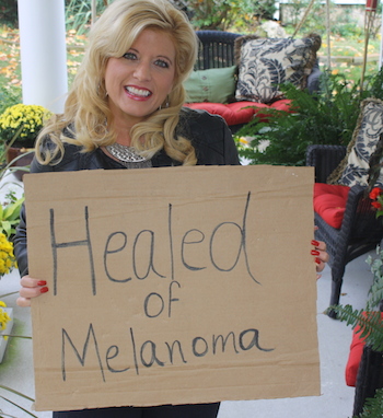 Michelle Adams's own faith story--healed of melanoma